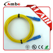 CE / ROHS Certificado lc APC conector sm cable de conexión de fibra óptica